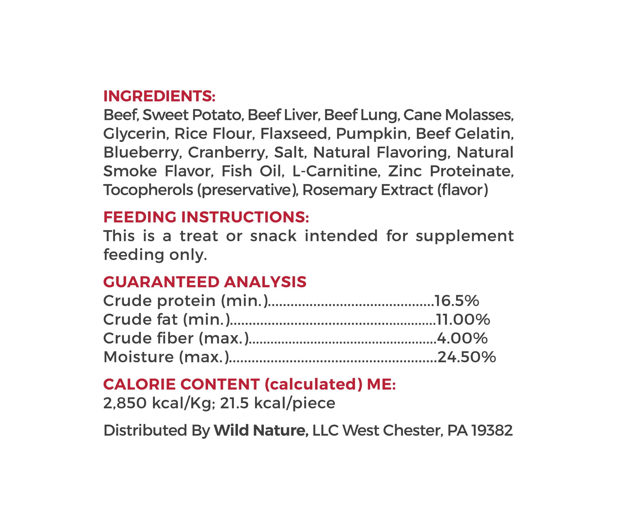 Wild Ranger Beef & Superfoods Jerky Dog Treats (8oz) - Image 8