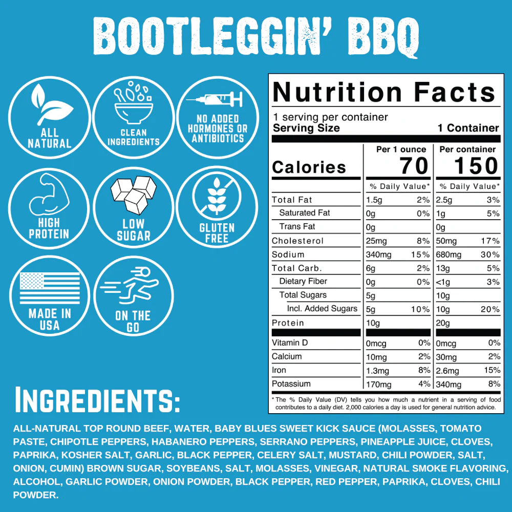 Bootleggin' BBQ Beef Jerky (8-pack) - Image 6