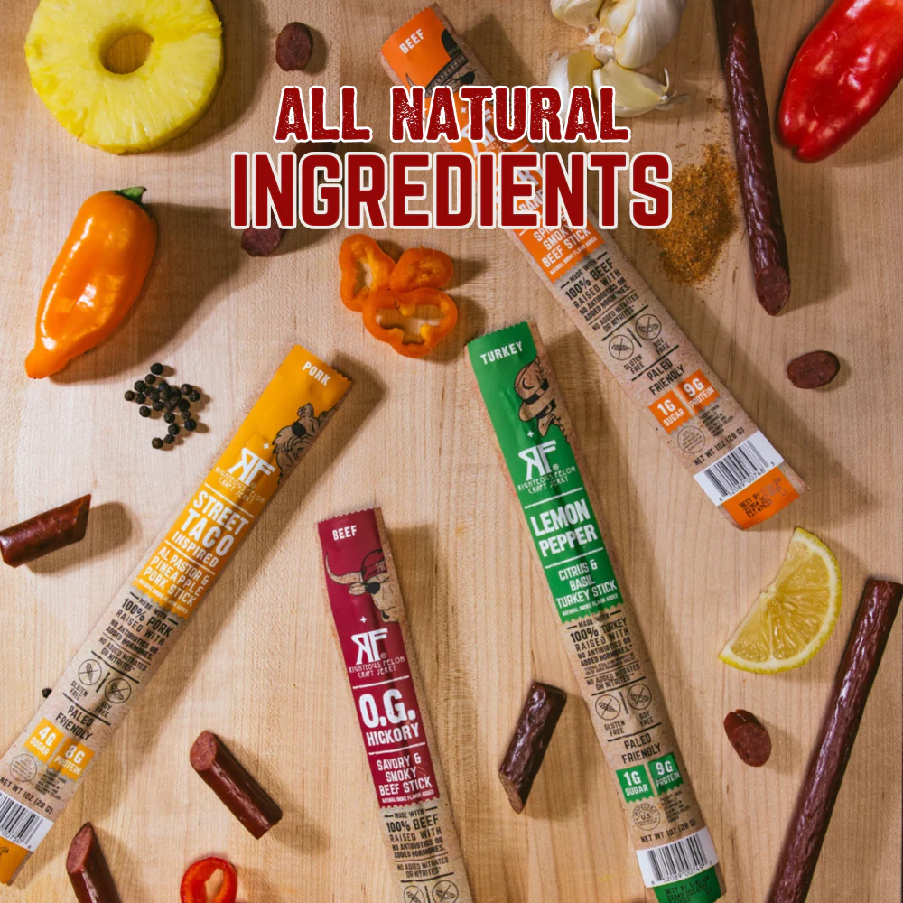 Righteous Sampler Beef Jerky & Meat Sticks (12-Pack) - Image 4