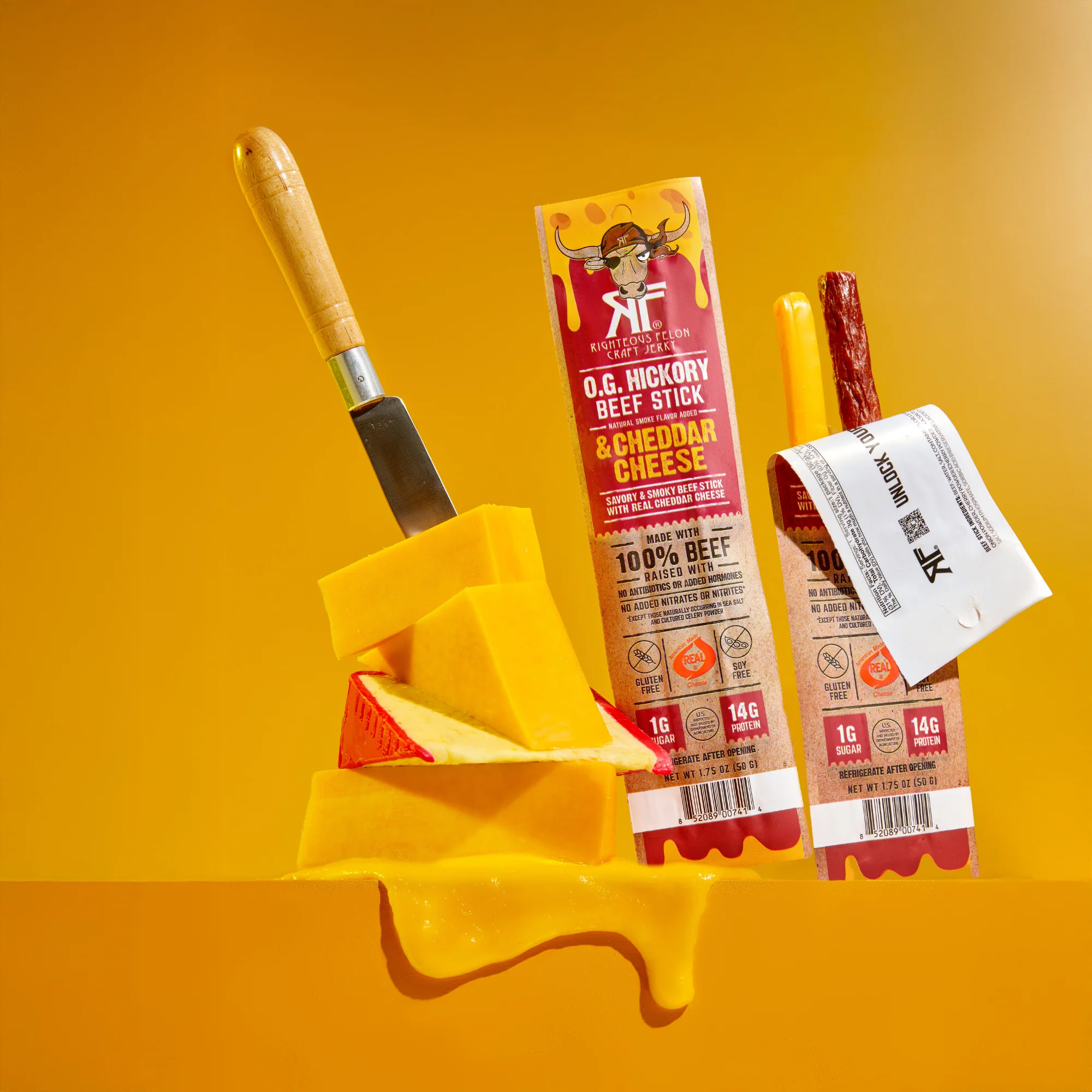 NEW Side-by-Side Beef & Cheese Sticks (10ct Caddy/1.75oz ea) - Image 5