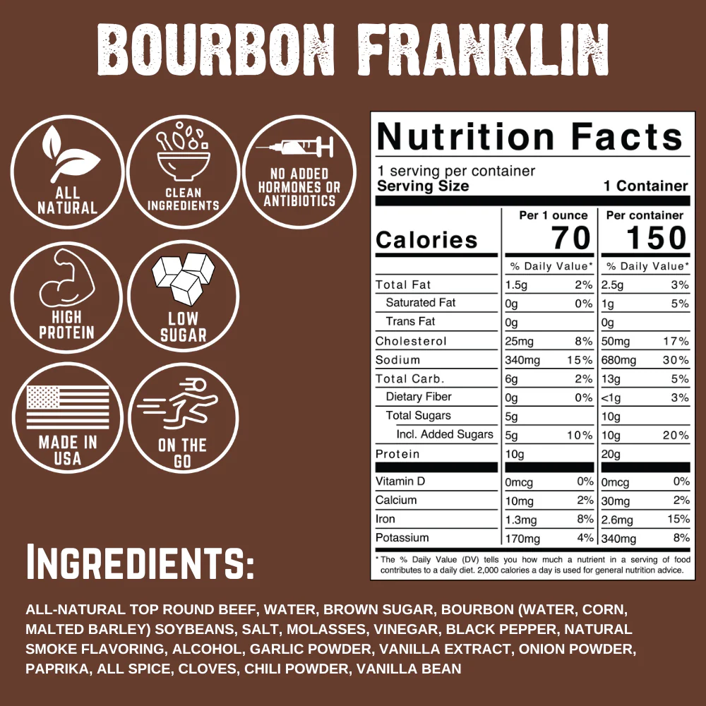 Bourbon Franklin Beef Jerky - Image 6
