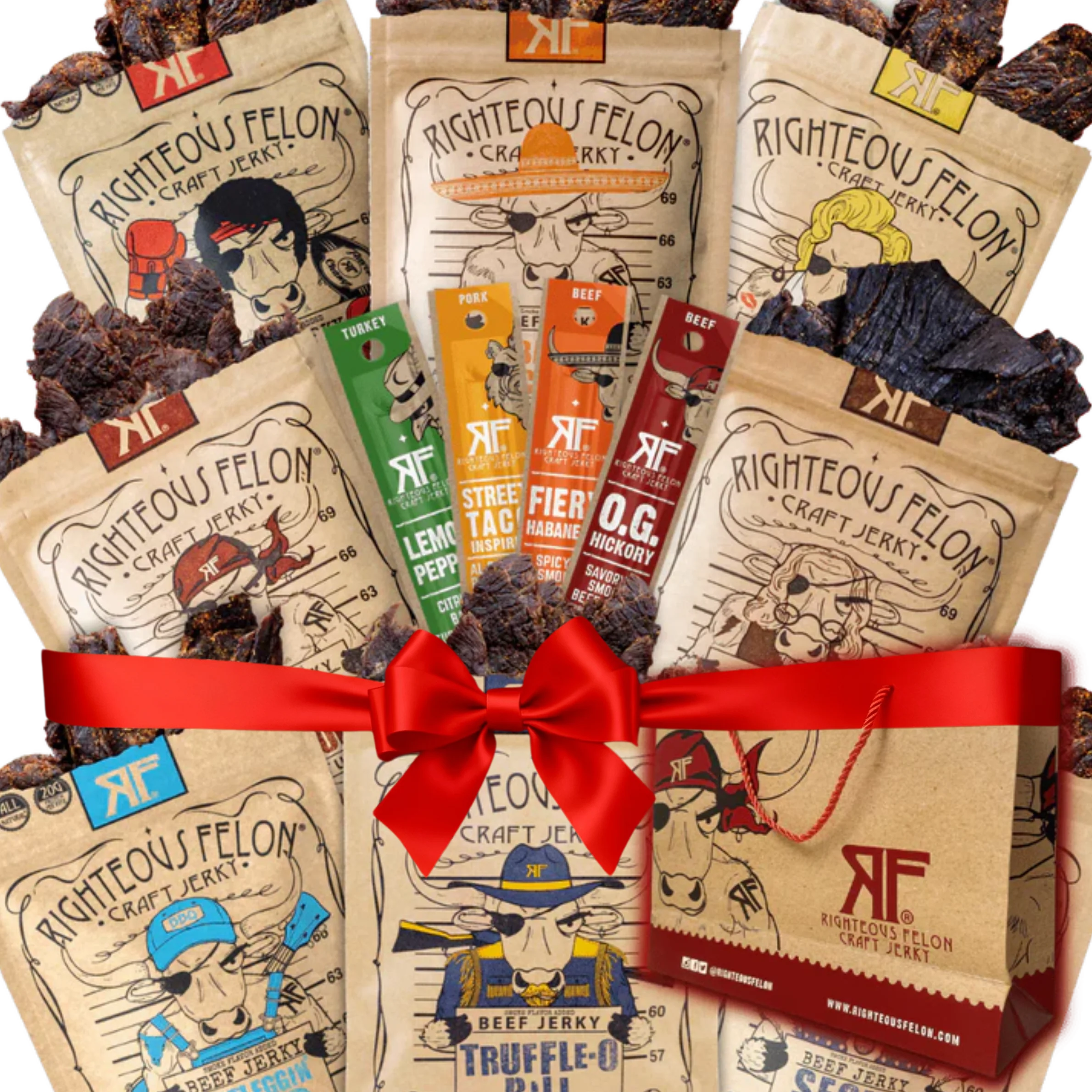 Righteous Sampler Beef Jerky & Meat Sticks (12-Pack) - Image 10