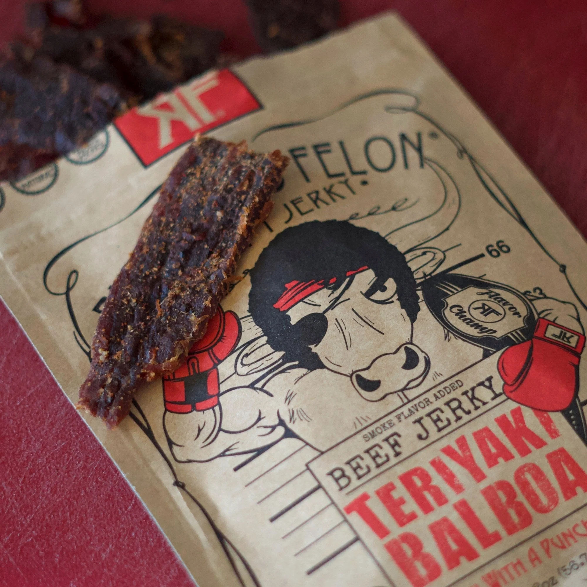 Teriyaki Balboa Beef Jerky (8-pack) - Image 3